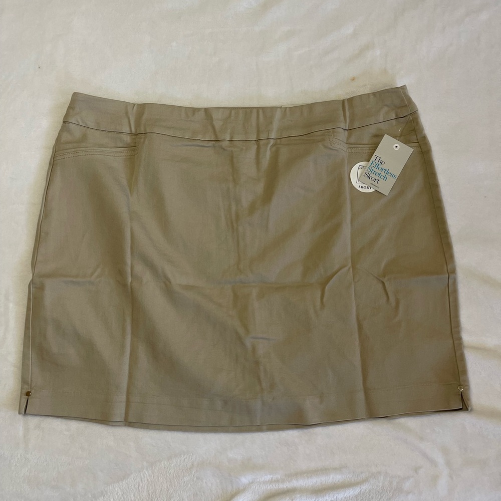 Croft and Barrow Tan skort